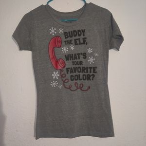 Buddy the Elf what's your favorite color medium grey Christmas